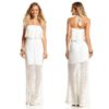 Saida de Praia Vestido Longo Feminino Renda