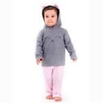 Pijama M/L Capuz Moleton Infantil