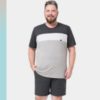Pijama Manga Curta Masculino Viscoflex
