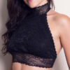 Top S/ Bojo Cropped Renda