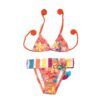 Conjunto de Biquíni Infantil Cortininha Lycra
