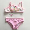Conjunto de Biquíni Infantil Bordado Lycra