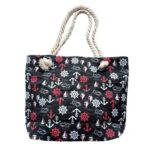 Bolsa de Praia Com Ziper Algodão/Poliéster Bolsa de Praia Com Ziper Algodão/Poliéster