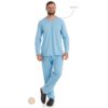 Pijama Manga Longa Masculino Fechado Algodão