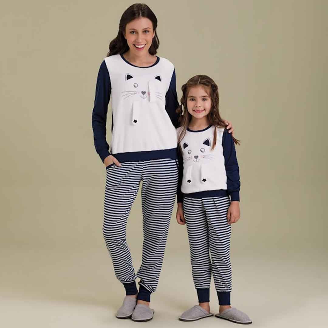 Pijama Manga Longa Feminino Fechado PV Pijama Manga Longa Feminino Fechado PV