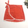 Saida de Praia Saia Pompom Viscose