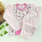 Pijama Manga Longa Infantil Fe Fechado Moleton