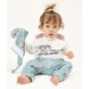 Pijama Manga Longa Infantil Fe Body Moleton