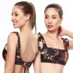 O verão na moda praia tem espaço para os mais variados modelos e o top cropped, saiu das ruas e ganhou as areias e também piscinas. Eles foram criados para fazer sucesso novamente nessa estação. Essa peça cobre uma parte do colo e é frente única. Esse estilo de top pode ser usado tanto com as calcinhas mais finas, tradicionais dos biquínis brasileiros, quanto os shortinhos. Além disso, ele tem esse detalhe vazado ao centro, fazendo com que o modelo funcione super bem para vários biotipos. Ele é perfeito para quem quer valorizar os ombros e equilibrar as proporções do corpo, além de ser super elegante.