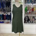 Saida de Praia Vestido Regata Viscose