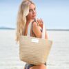 Bolsa de Praia Com Ziper Celulose