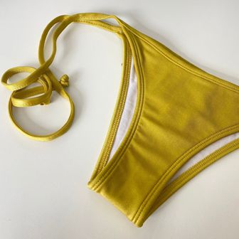 Calcinha de Biquíni Tanga De Amarrar Poliamida Calcinha de Biquíni Tanga De Amarrar Poliamida