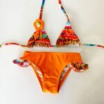 Conjunto de Biquíni Infantil Cortininha Lycra