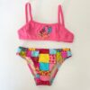 Conjunto de Biquíni Infantil Bordado Lycra