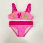 Conjunto de Biquíni Infantil Bordado Lycra