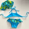 Conjunto de Biquíni Infantil Com Babado Lycra