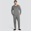 Pijama Manga Longa Masculino Fechado Com Bolso Viscolycra