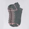 Meia Soquete Cano Curto Antiderrapante Algodão