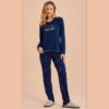Pijama Manga Longa Feminino Calça Poliviscose