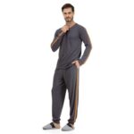 Pijama Manga Longa Masculino Fechado Viscolycra