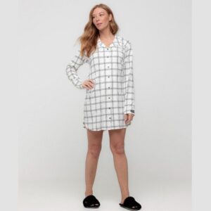 Camisola M/L Aberto de Botões Algodão