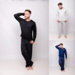 Pijama Manga Longa Masculino Fechado PV
