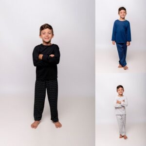 Pijama Manga Longa Infantil Ma Fechado PV