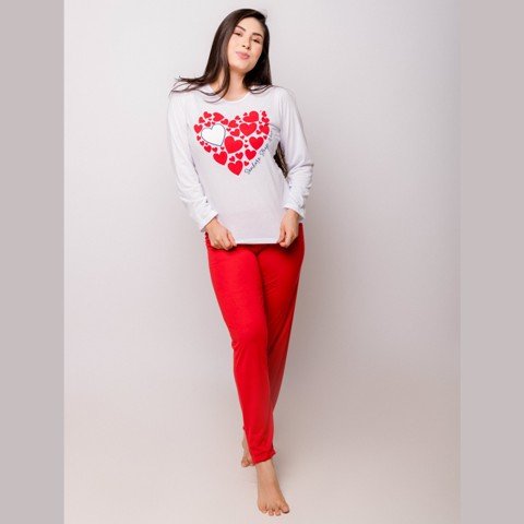 Pijama Manga Longa Feminino Fechado PV Pijama Manga Longa Feminino Fechado PV
