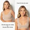 Sutiã Básico Sem Bojo Top Alça Fixa Microfibra