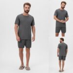 Pijama Manga Curta Masculino Gola Redonda PV Pijama Manga Curta Masculino Gola Redonda PV