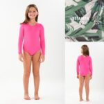 Maiô Infantil Manga Longa Lycra