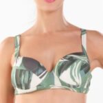 Busto de Biquíni Alça Fixa Com Bojo Lycra