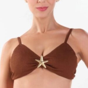 Busto de Biquíni Alça Fixa Com Bojo Lycra