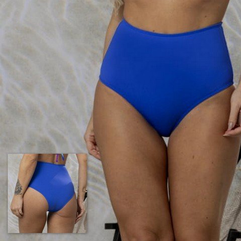 Calcinha de Biquíni Alta Lycra Calcinha de Biquíni Alta Lycra