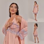 Camisola Gestante Alça Liganete/Renda