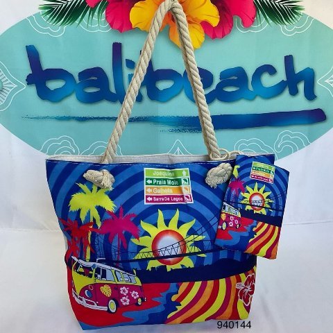 Bolsa de Praia Com Ziper PA Bolsa de Praia Com Ziper PA