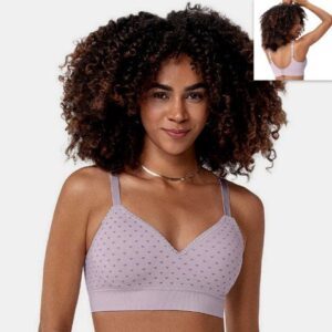 Sutiã Elab. Com Bojo Alça Fixa Sem Aro Microfibra/Renda