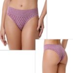 Calcinha Tanga Microfibra/Renda