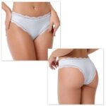 Calcinha Tanga Microfibra/Renda