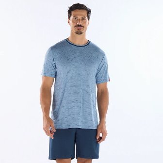 Pijama Manga Curta Masculino Gola Redonda Viscose Pijama Manga Curta Masculino Gola Redonda Viscose