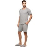 Pijama Manga Curta Masculino Gola Redonda Viscolycra Pijama Manga Curta Masculino Gola Redonda Viscolycra
