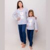 Pijama Manga Longa Infantil Fe Fechado PV