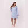 Camisola M/L Aberto de Botões Suede