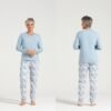 Pijama Manga Longa Feminino Algodão