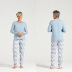 Pijama Manga Longa Feminino Algodão Pijama Manga Longa Feminino Algodão