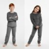 Pijama Manga Longa Unisex Fechado Fleece