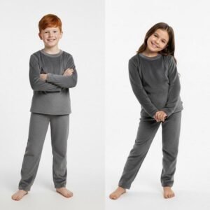 Pijama Manga Longa Unisex Fechado Fleece